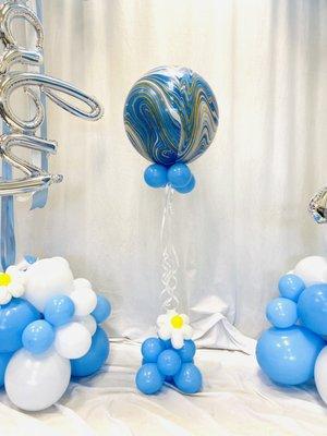 Balloon centerpieces add movement, color, theme, and elegance to any event! We have 50 to choose from with or without balloon lights.