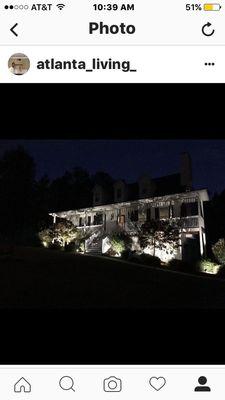 Landscape lighting . Add curb appeal to your home