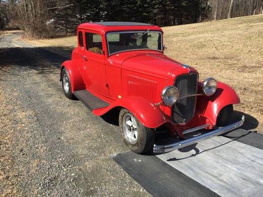 Transported this 1932 Ford Coupe