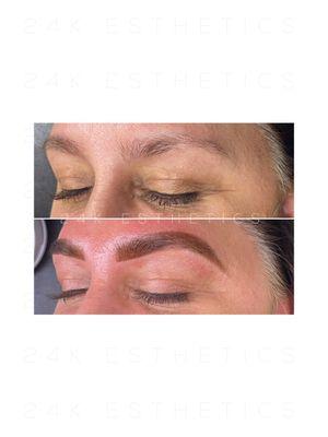 Brow shape and tint; 4 different methods available for desired goals