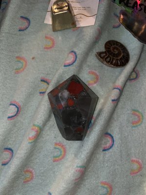 bloodstone along with other finds