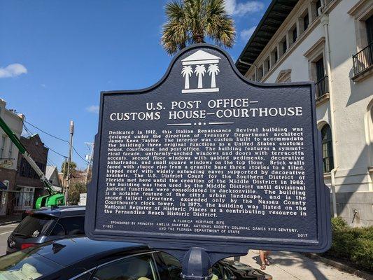 U.S. Post Office-Customs House-Courthouse, Fernandina Beach