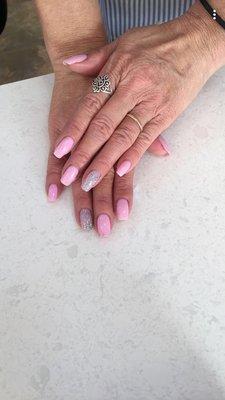 Manicure with gel polish