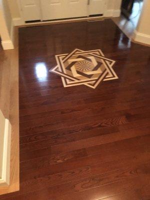 Specialty hardwood install