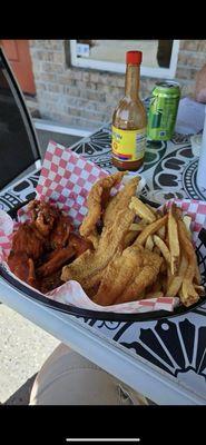 Wings , fish & homemade fries