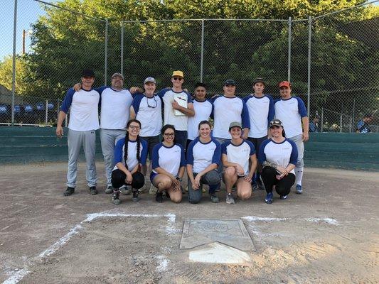 LACO's Notorious BMP's Co-Ed company softball team!