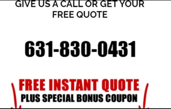 give us a call for a quote