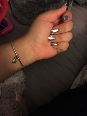 My chrome nails