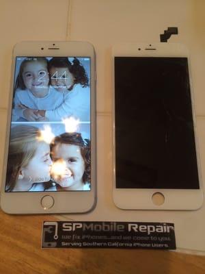 iPhone 6+ fixed in 20 at customers home!