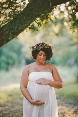 Natural and Earthy Maternity Session in Dripping Springs Texas