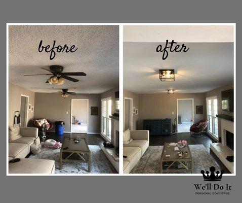 Before & After Ceiling