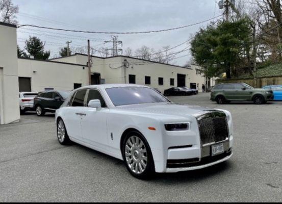 2023 Rolls Royce Phantom available with a driver by the hour