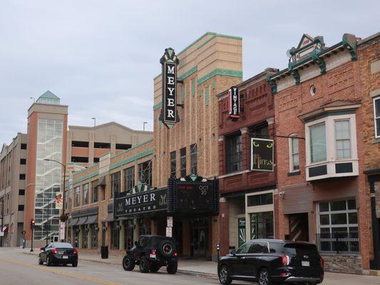 A historic facade.