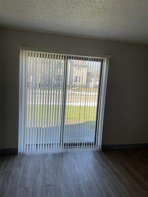 Vertical blinds install!