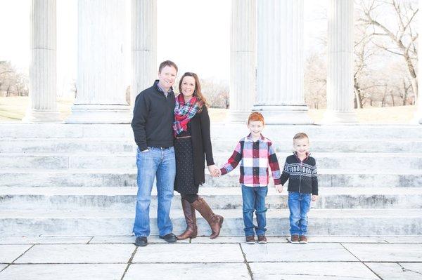 Pastor Krampert and his family