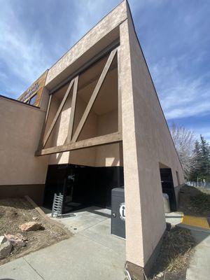 Library entrance