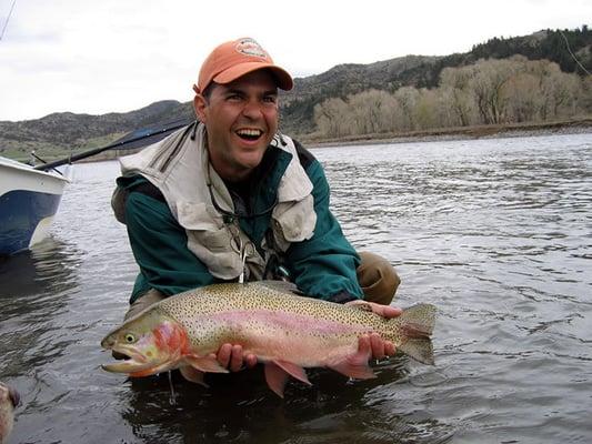 A once-in-a-lifetime Yellowstone River Rainbow