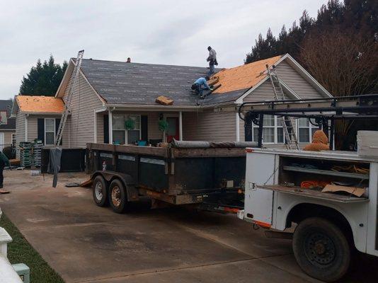 Full roof replacement Durham North Carolina