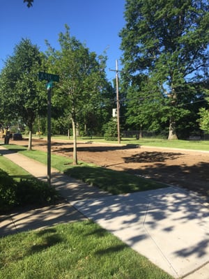 Prepping road for paving 6-10-2016