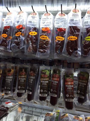 Exotic Meat Jerky & Sausage incl Alligator, Buffalo, Wild Boar, Elk, Ostrich etc.