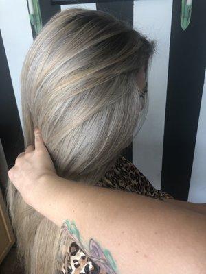 blonde highlights