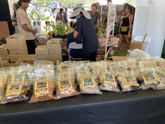 Locally made taro chips