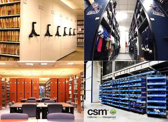 CSM puts storage conveniently at your fingertips giving you quick, easy access to all of your supplies and materials.