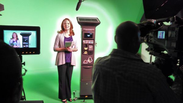 Green-screen studio production