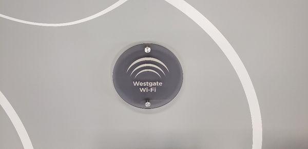 Enjoy free Wi-Fi in the laundry facility