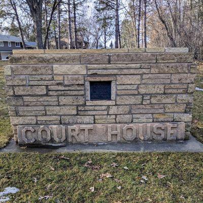 From the 1880s Anoka County Court House building, demolished in 1960