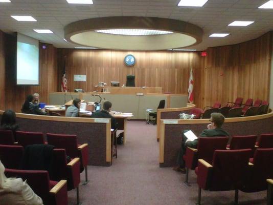 Courtroom at D.C. Superior Court