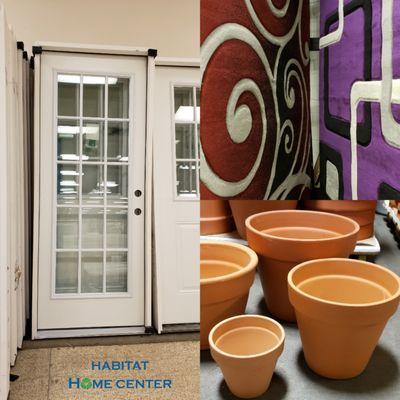 25% off new flower pots + 10% off new exterior door units and area rugs.  Sale good until 10/31/19.