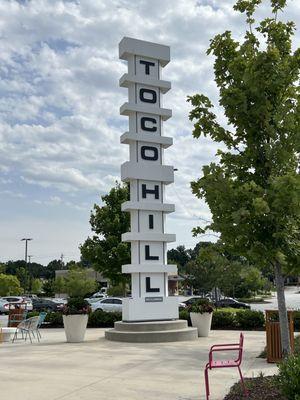 Toco Hill sign.