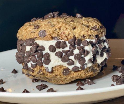 Gluten free vegan ice cream sandwich delicious