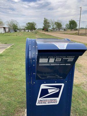 outdoor drop-off mailbox located at facility