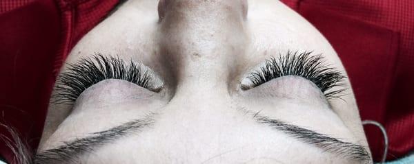 Mink one by one eyelash extension