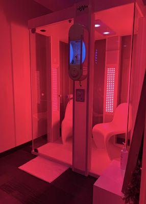 The Vitality Booth is the world's most advanced halotherapy and red light therapy Unit. Currently exclusive to Eudemonia in WNY.