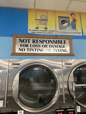 The law of the laundromat