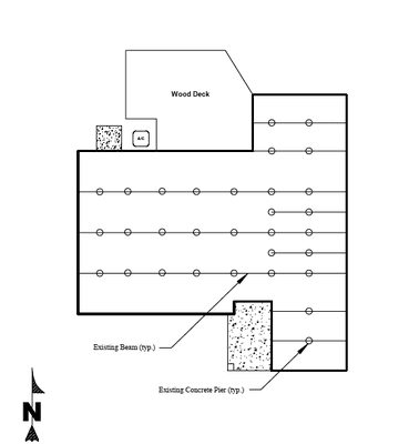 Pier and Beam Drawing