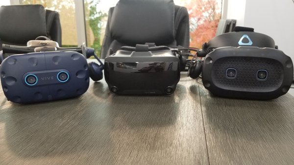 Vive Pro Wireless, Valve Index, HTC Cosmos Elite