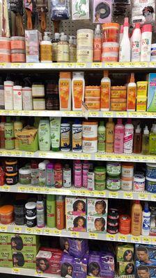 The ethnic hair section.