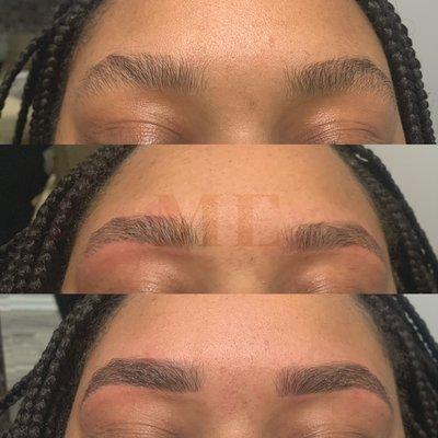 Brow Threading + Tint