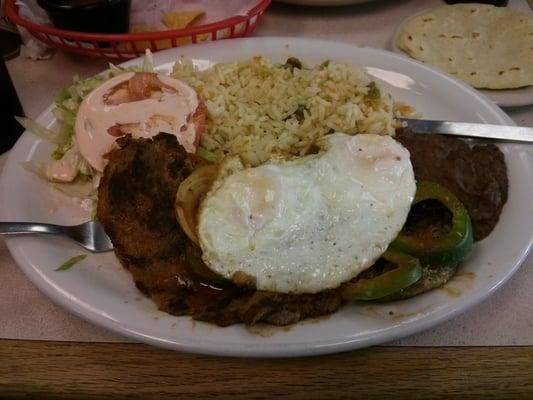 Steak and eggs