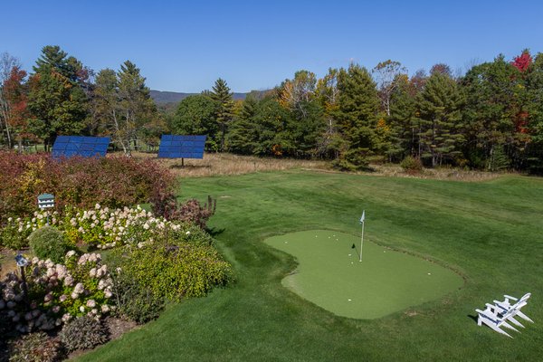 Solar trackers can be an unobtrusive addition to the landscape and your back yard