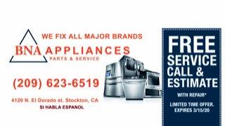 Appliance Repair Service Stockton, CA Lodi, CA