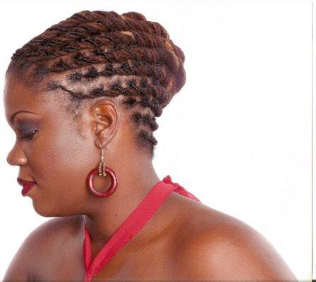 Loc updo