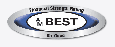 B+ (Good)" rating from A.M. Best Company with a stable outlook.