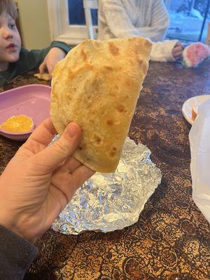 Kids nino quesadilla