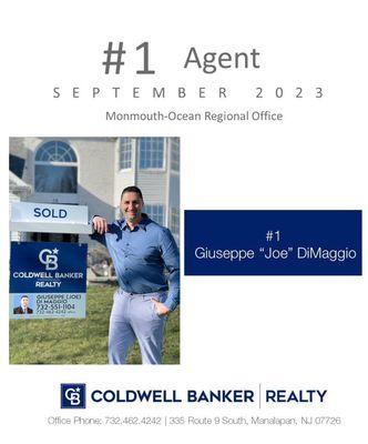 #1 Sale agent Coldwell Banker Realty