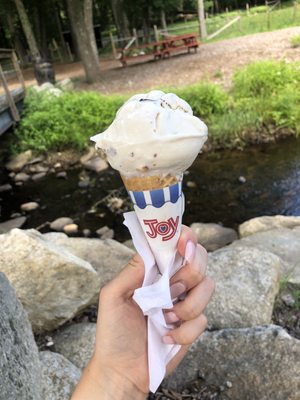 Ice cream on a hot summer day